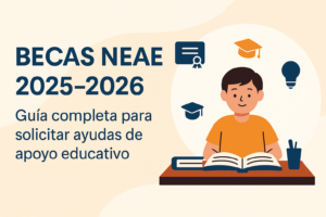 Becas NEAE 2025-2026 para alumnos con necesidades educativas específicas
